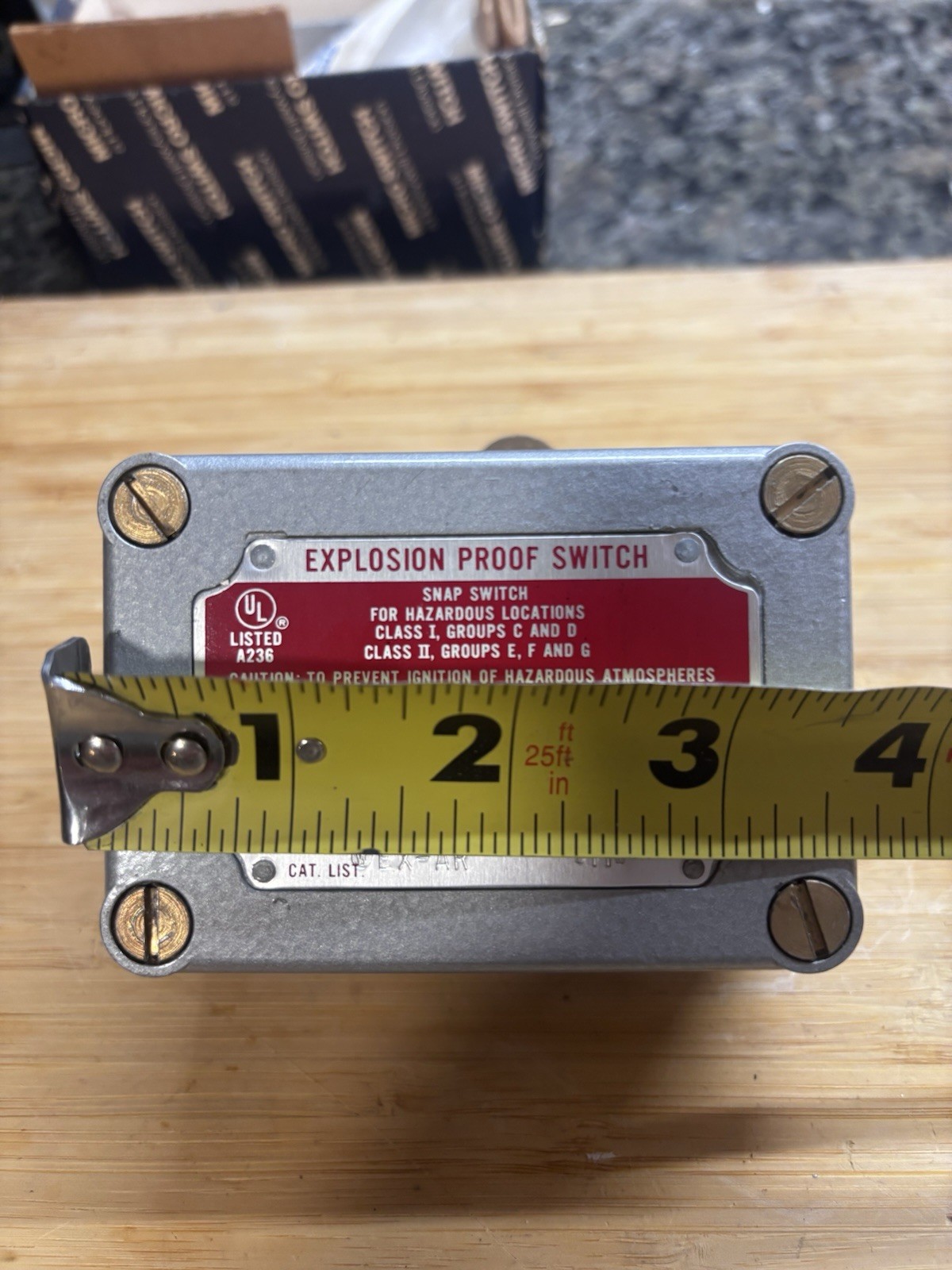 Honeywell Micro Switch EX-AR Explosion Proof Limit Switch Roller Lever w/ Papers