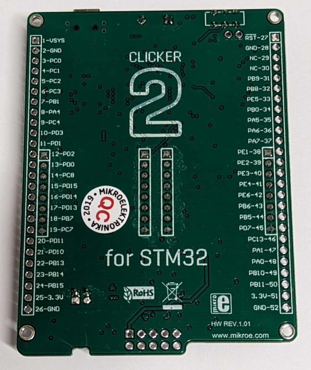 MikroElektronika Clicker 2 Seater Development Board STM32 MIKROE-1685 I2C USB