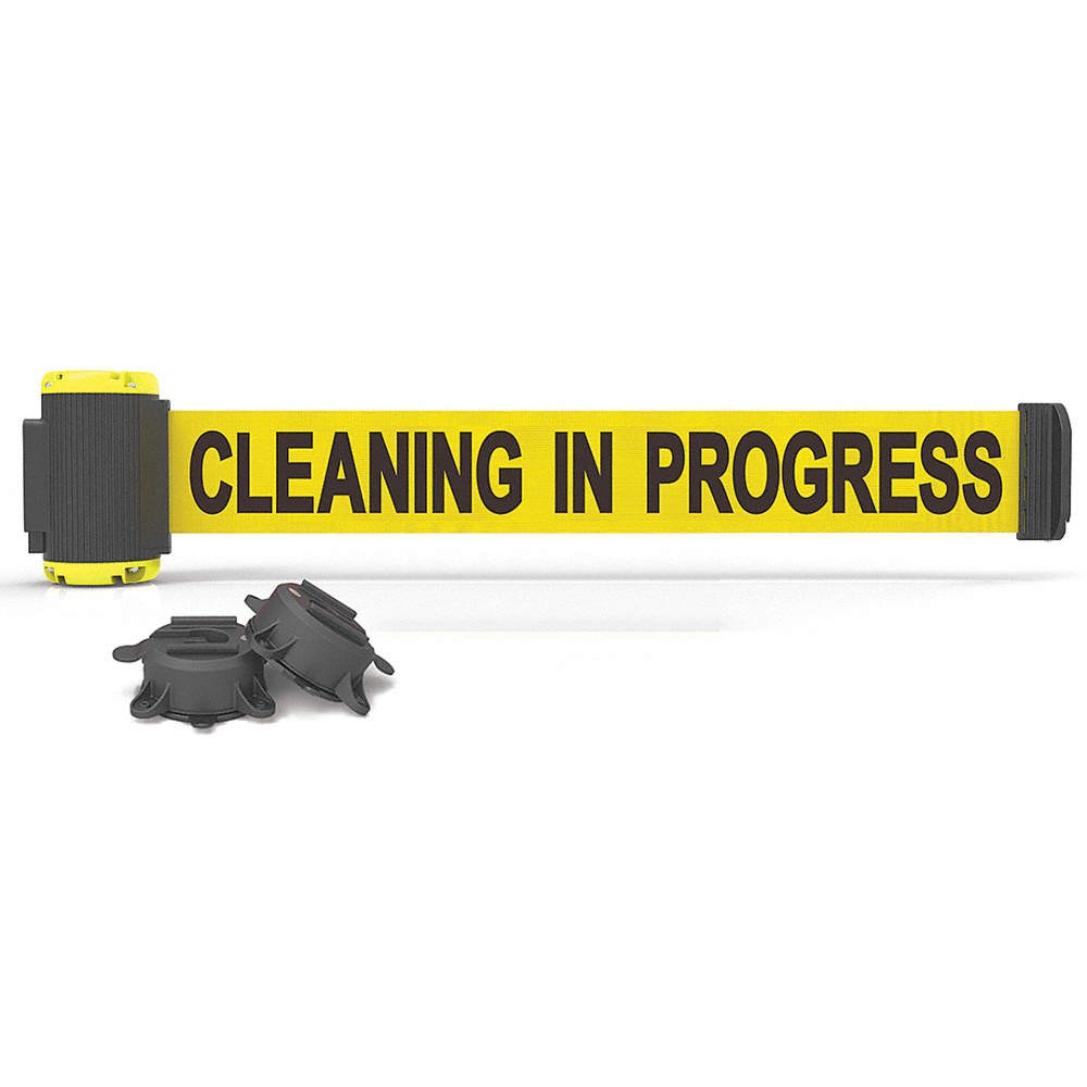BANNER STAKES MH7004 Magnetic Belt Barrier,7ft.,Clean in Pgrs 45GP63