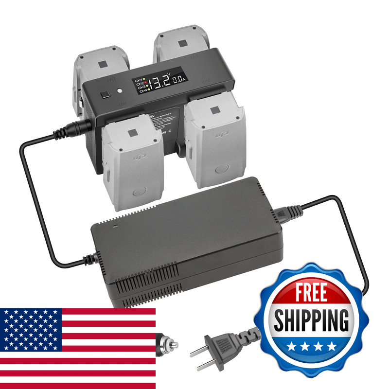 Hanatora Battery Home Charger Car Charger Switch For Dji Air 2Smavic Air 2