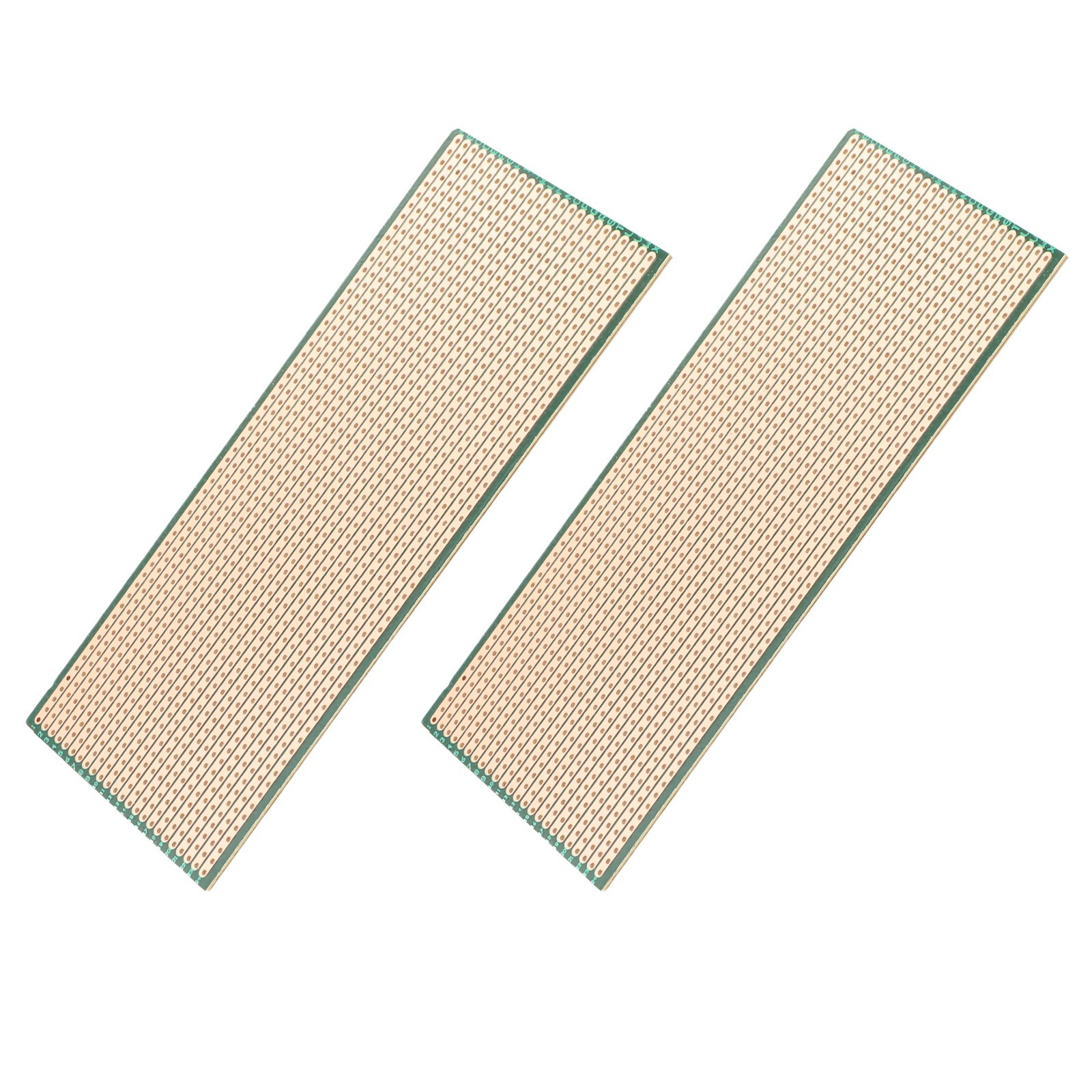2 X Stripboard Veroboard Single-Sided Copper PCB Circuit Perf Board 6.5*14.5CM