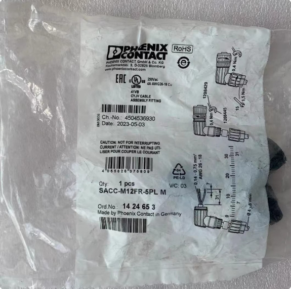 1Pcs New Phoenix connector SAC-M12FR-5PL M 1424653