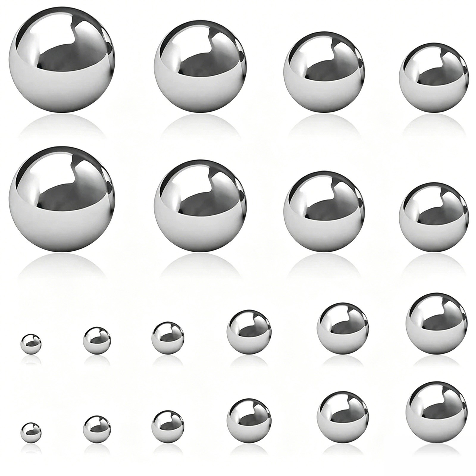 304 Stainless Steel Ball Dia 1mm-125mm High Precision Bearing Balls Smooth Ball