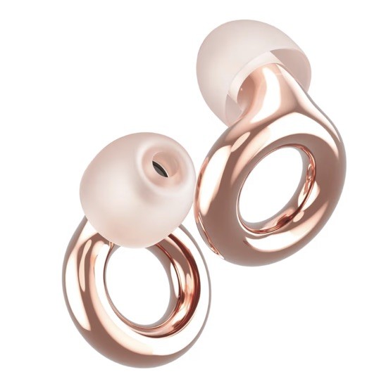 Loop Experience 2 Ear Plugs – 17dB Noise Reduction Earplugs, Rose Gold