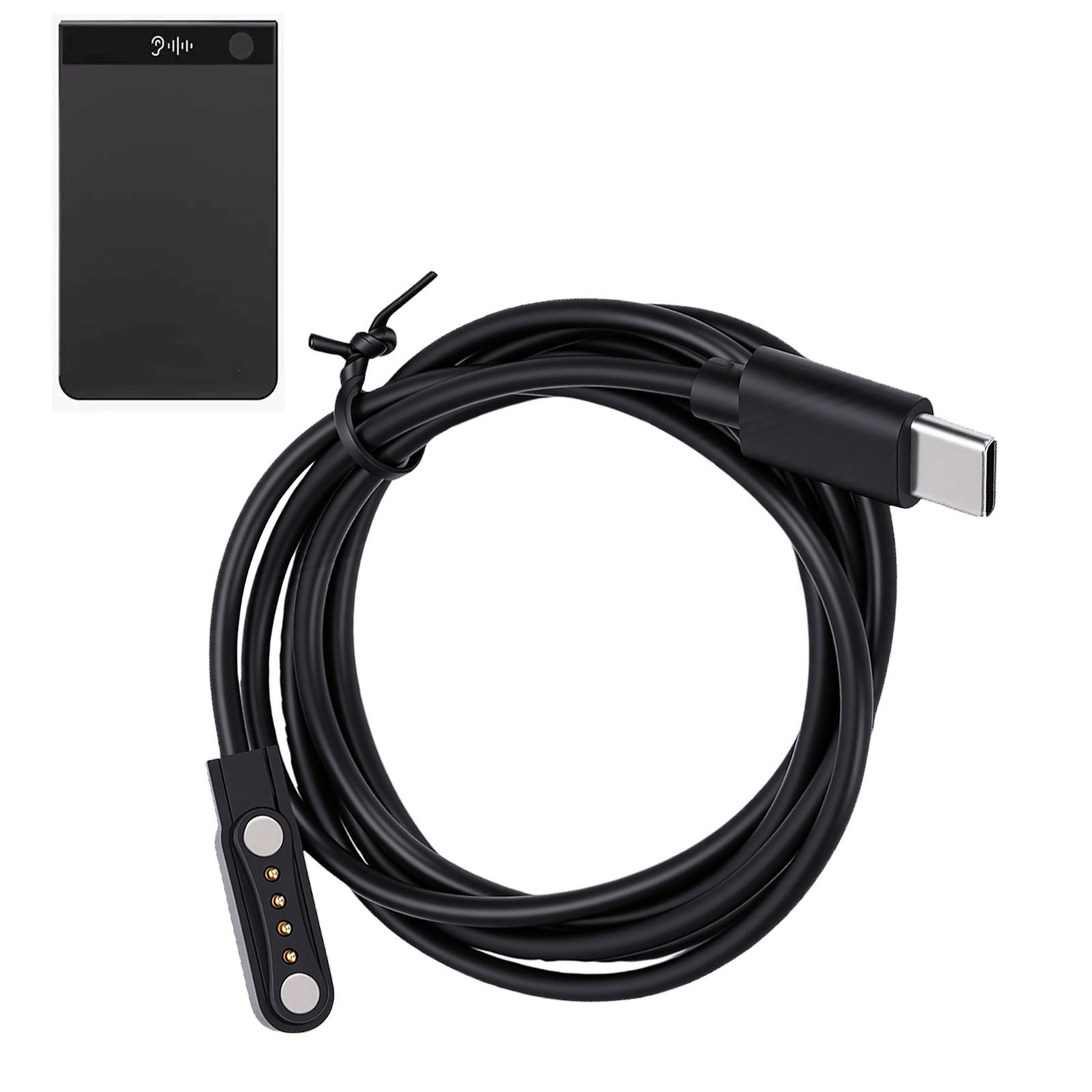 2pcs AI Voice Recorder Type C Charging Cable Fit For Mobvoi TicNote AI Voice CHU