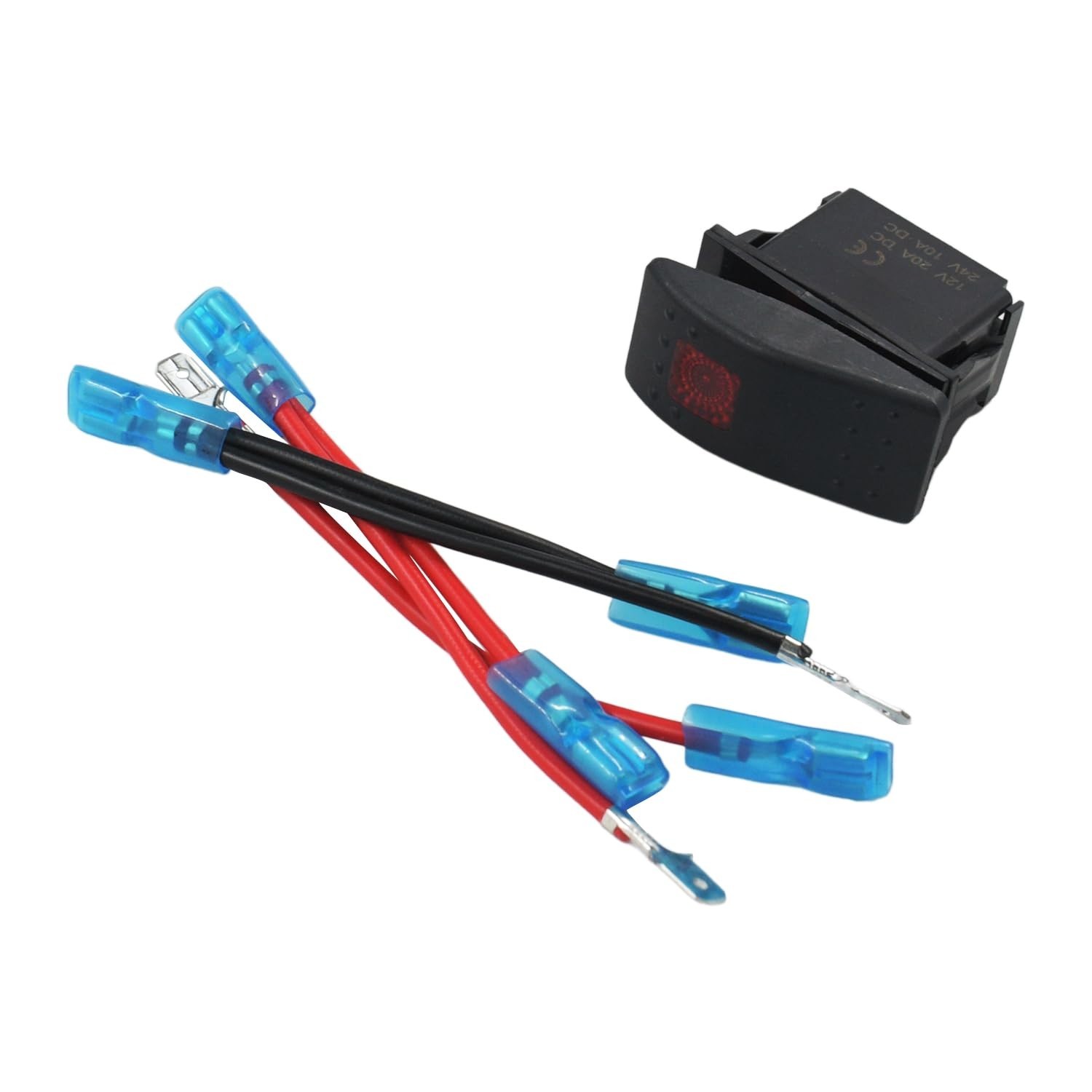 Rocker Switch Compatible with Onan Cummins RV Generator 12V 20A 24V 10A On-Off