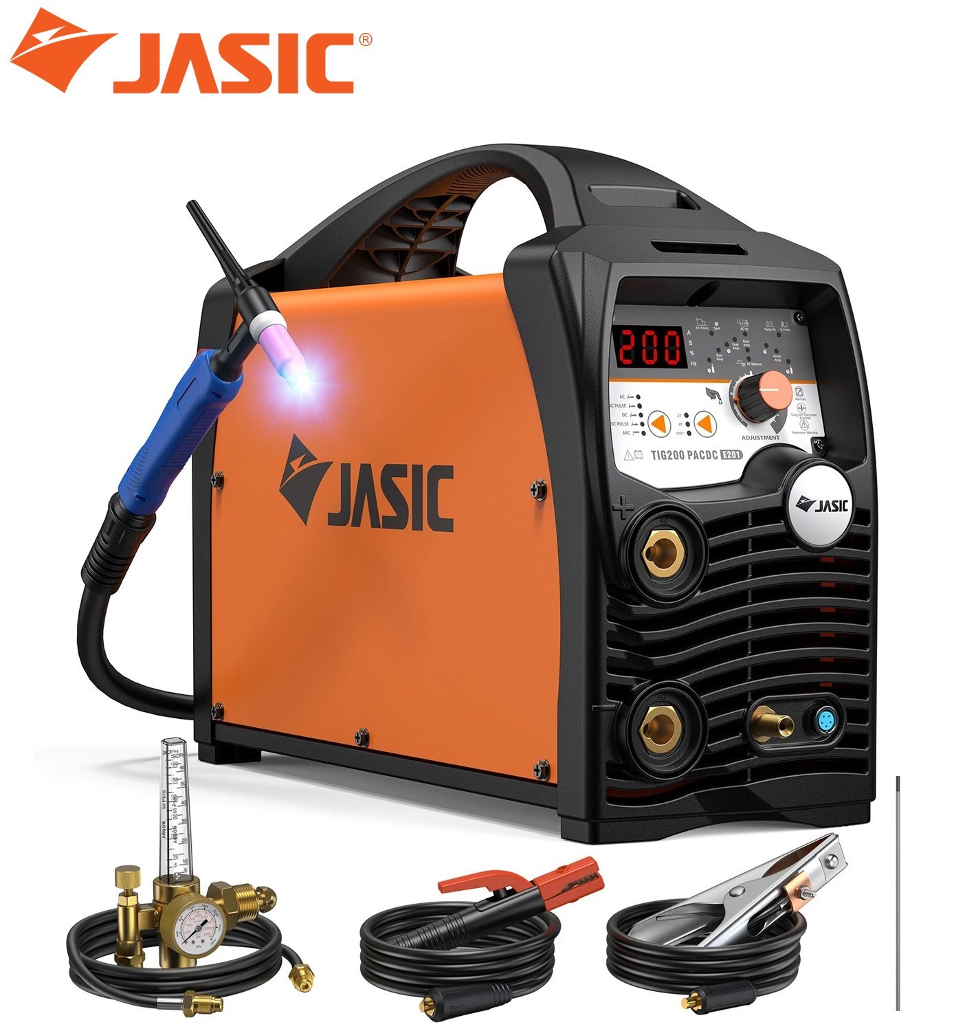 JASIC Welder TIG200 PACDC Pulse AC/DC TIG Welding Machine 115V/230V Dual Voltage