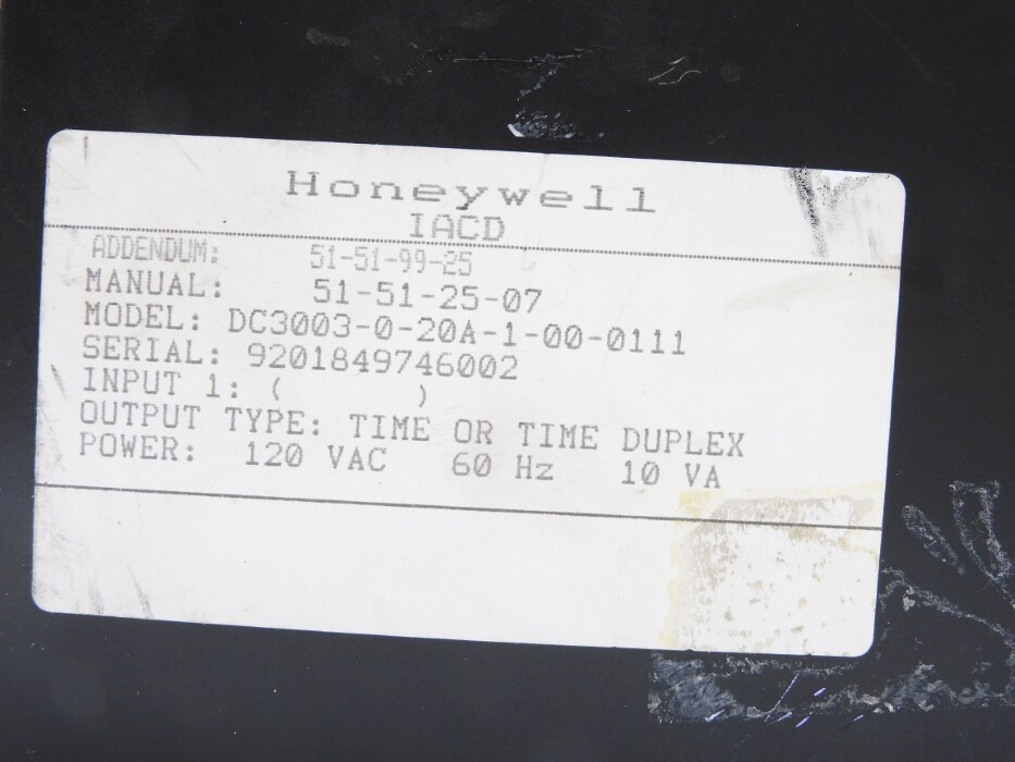 HONEYWELL DC3003-0-20A-1-00-0111 NSNP