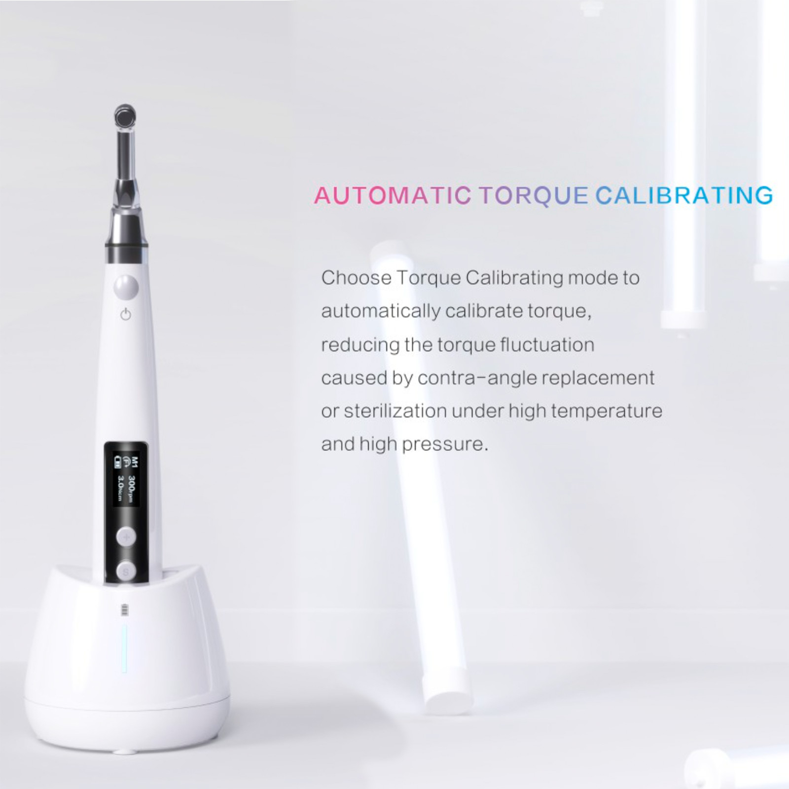Woodpecker Dental Endo Motor ECOM Cordless Handpiece 11 Reciprocating Mo G1N