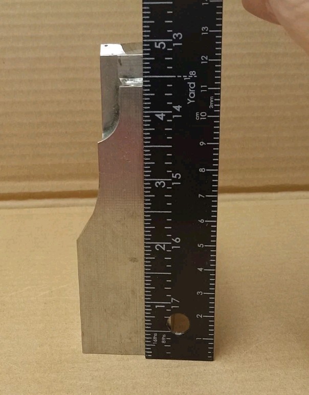 Stepped Rectangular Ultrasonic Sonic Welder Horn Titanium 20Hz Branson