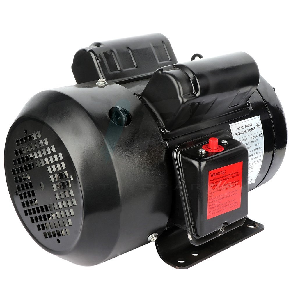 5HP Air Compressor Electric Motor 184T Single Phase 1750RPM TEFC Compressor Duty