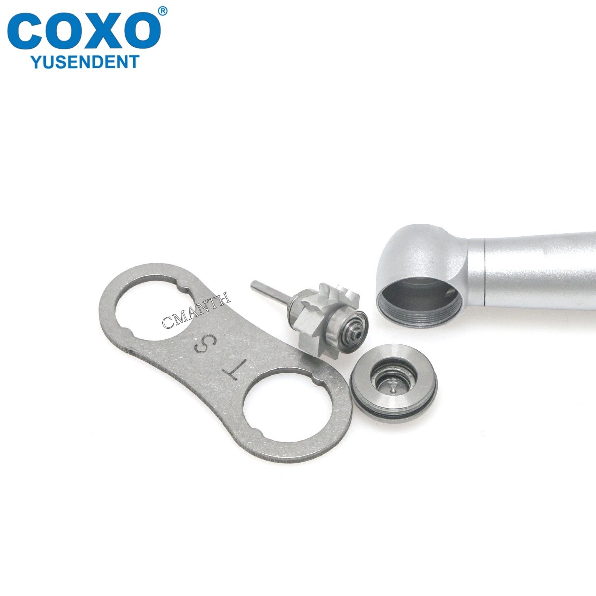 COXO CX207-G Dental Turbine Fiber Optic High Speed Handpiece LED Coupler 6 Hole