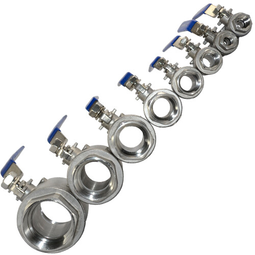 Ball Valve 1/2″- 4″ 2″ 1″ NPT Thread Full Port Stainless Steel SS316 US STOCK