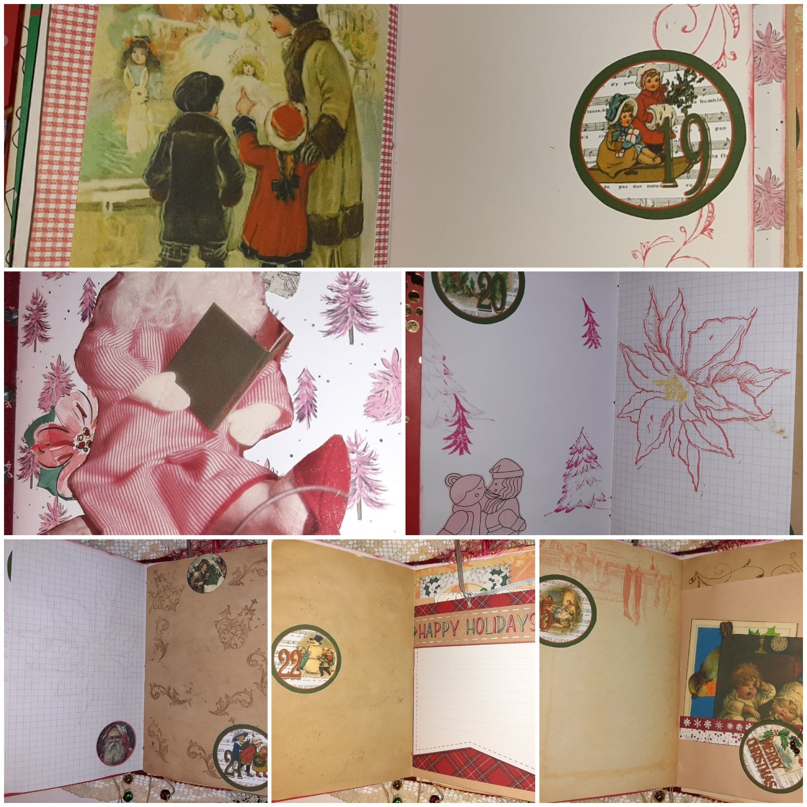 CHUNKY Junk Journal Memories Christmas in July Handmade 100+ pages