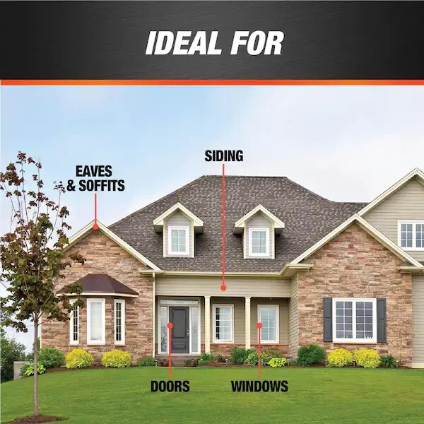 DYNAFLEX ULTRA 10.1 Oz. Black Advanced Exterior Window Door And Siding Sealant
