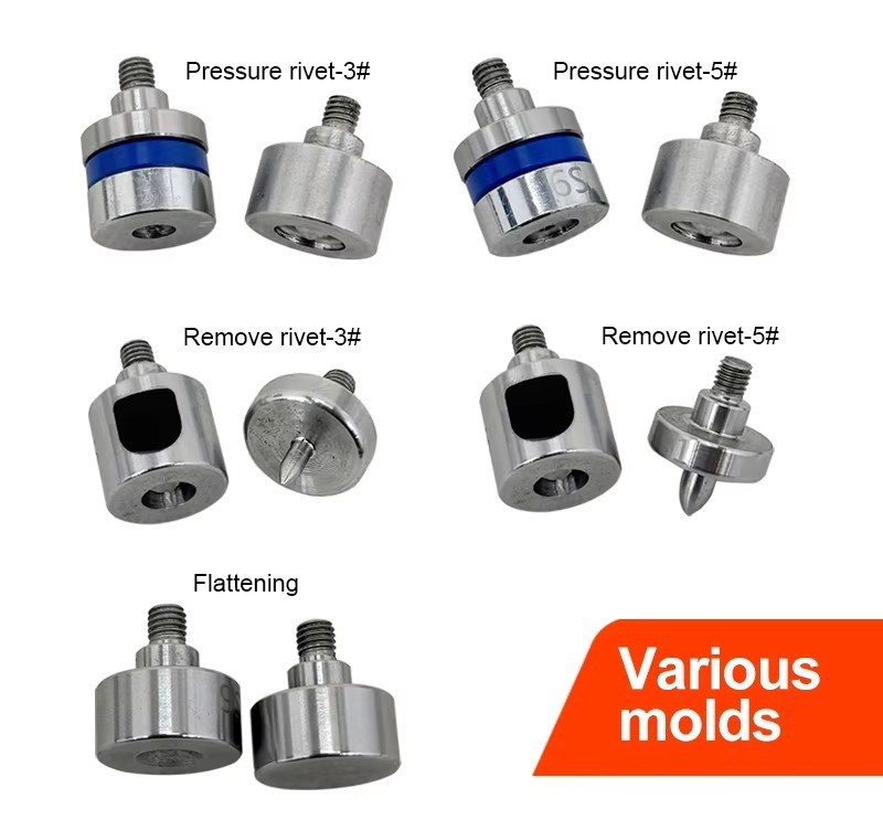 Aluminum Body Riveting Machine Rivet Gun Pressure Adjustable Self Piercing Rivet