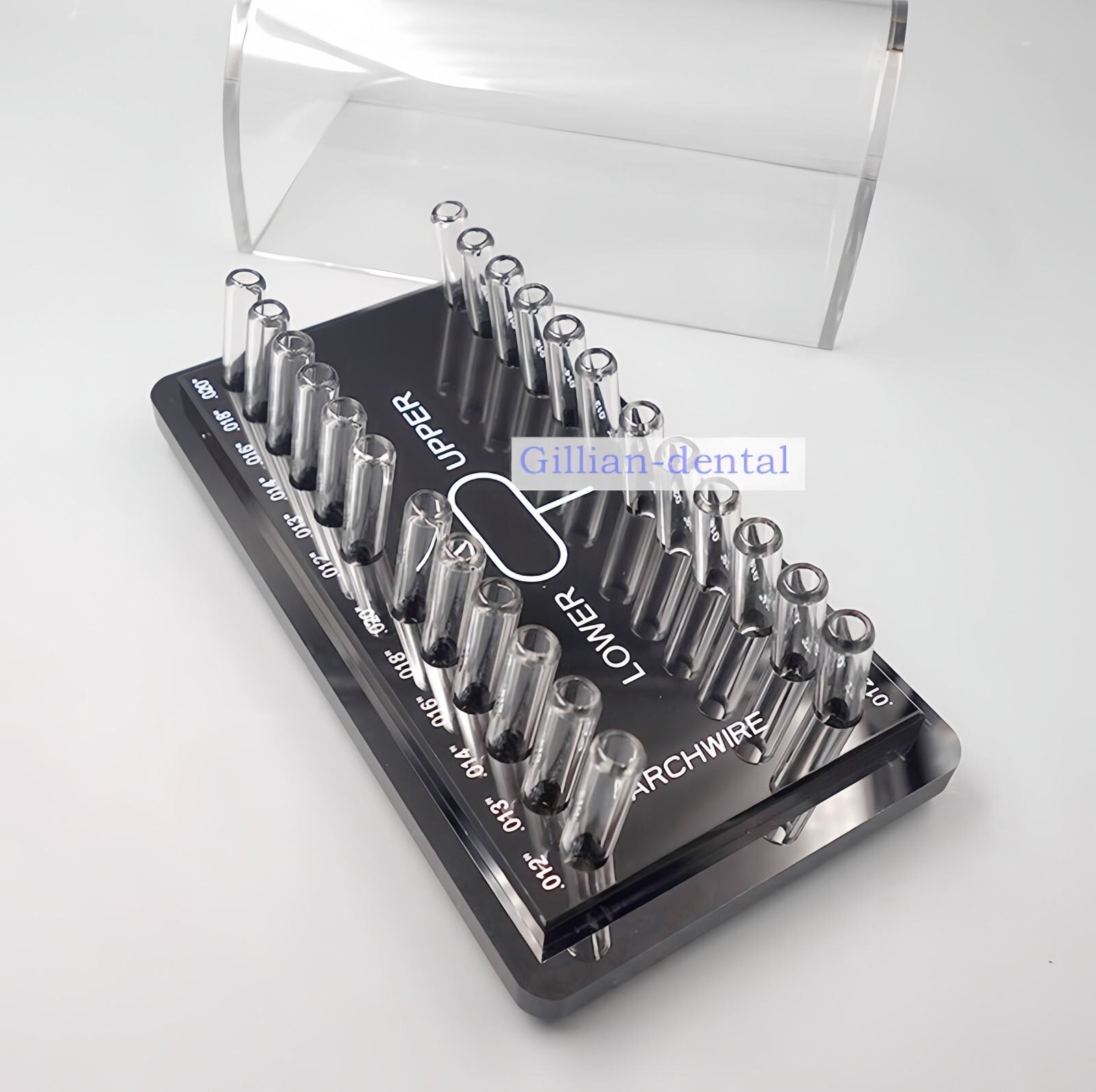 Dental Ortho Round/Rectangular Arch wire Case Dispenser Acrylic Organizer Holder