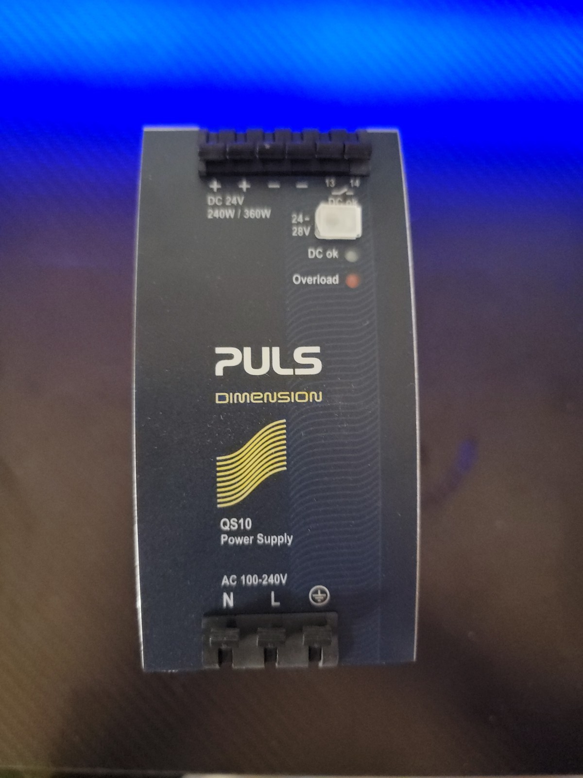 PULS QS10 Power Supply 24V 10A 240W DIMENSION DIN Rail NEW IN BOX w/ Docs
