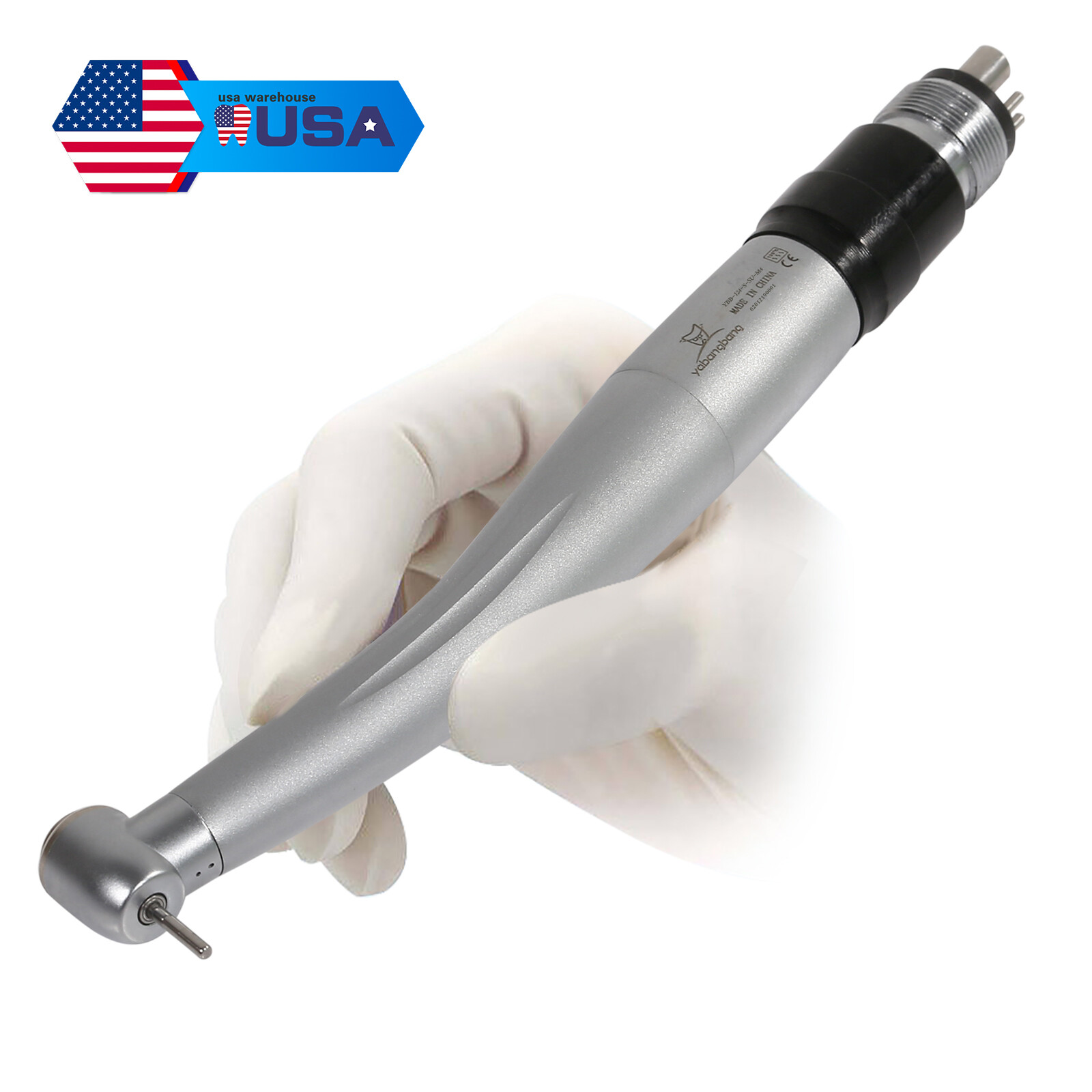 NSK Style Dental High Speed Turbine Handpiece Standard Head 4Hole Coupler YBNKM