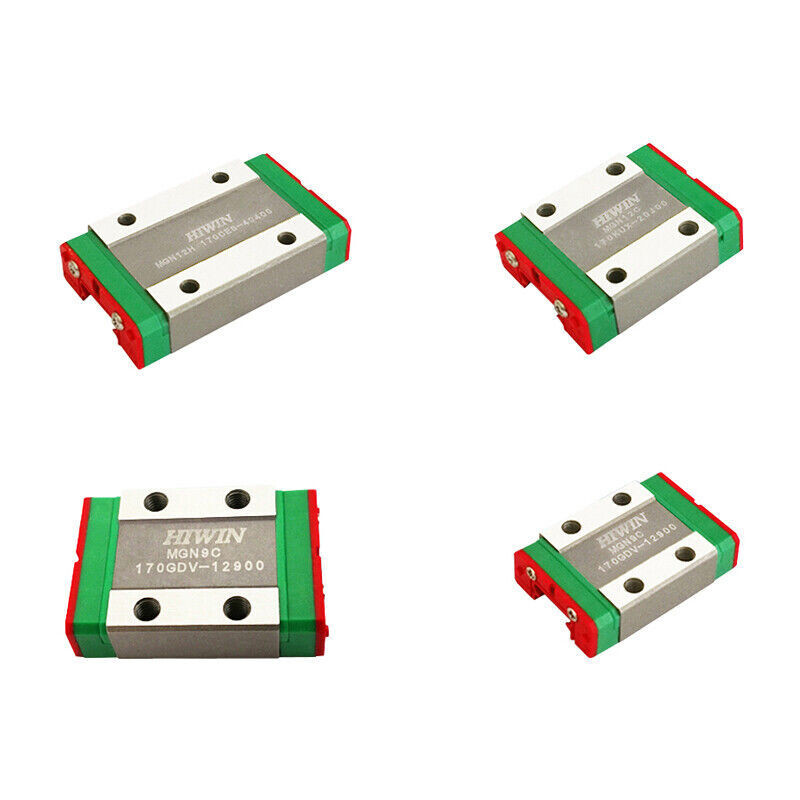 Hiwin MGN12H Linear Guides MGN Series Linear Bearings / 40mm to 2000mm Long