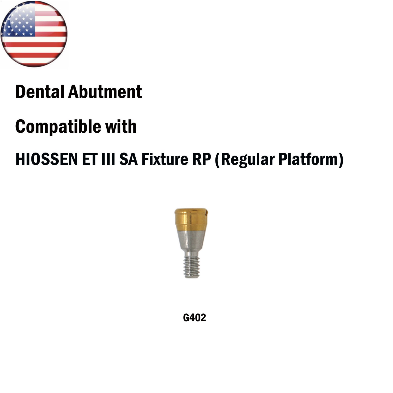 Dental Locator Abutment Attachment for Osstem Hiossen Mini Regular GH1/2/3/4/5/6