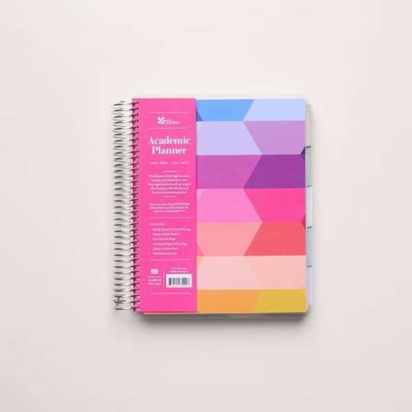 5.875"x8.25" 2026-2027 12 Months Academic Planner Dated Multi-Faceted