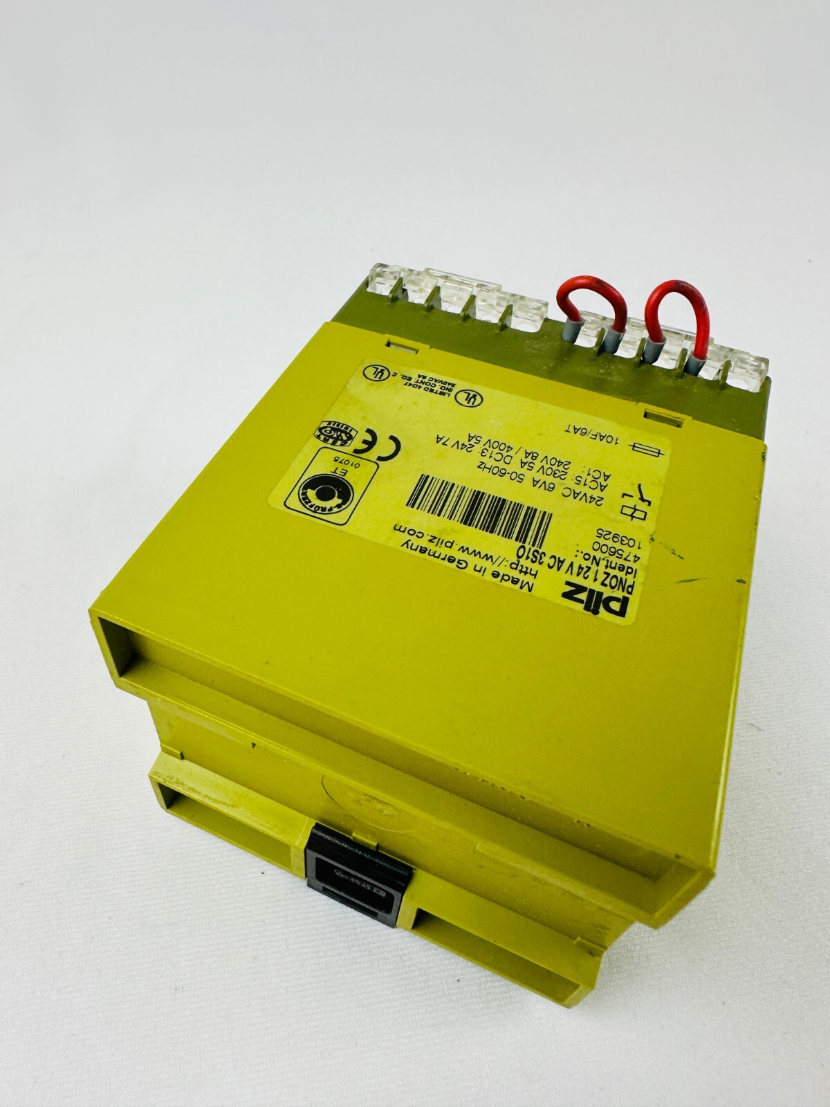 Pilz PNOZ 1 24VAC 3S10 475695 Safety Relay