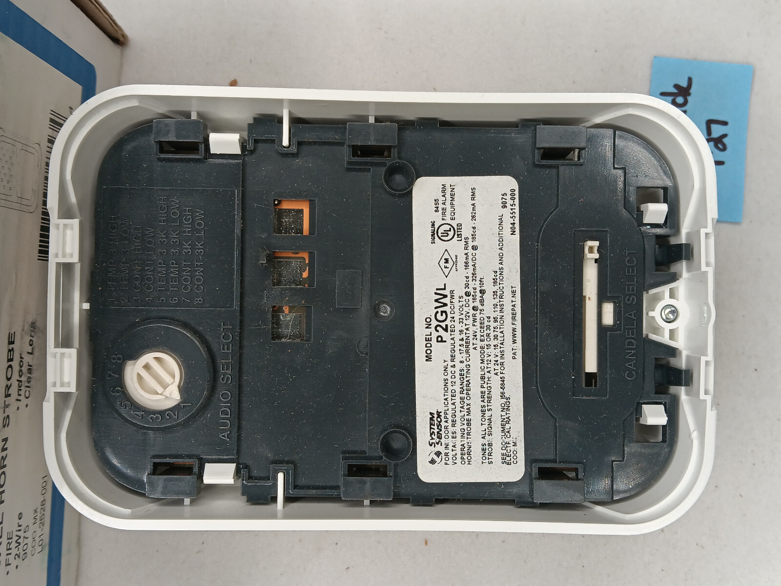 System Sensor P2GWL Compact Horn Strobe
