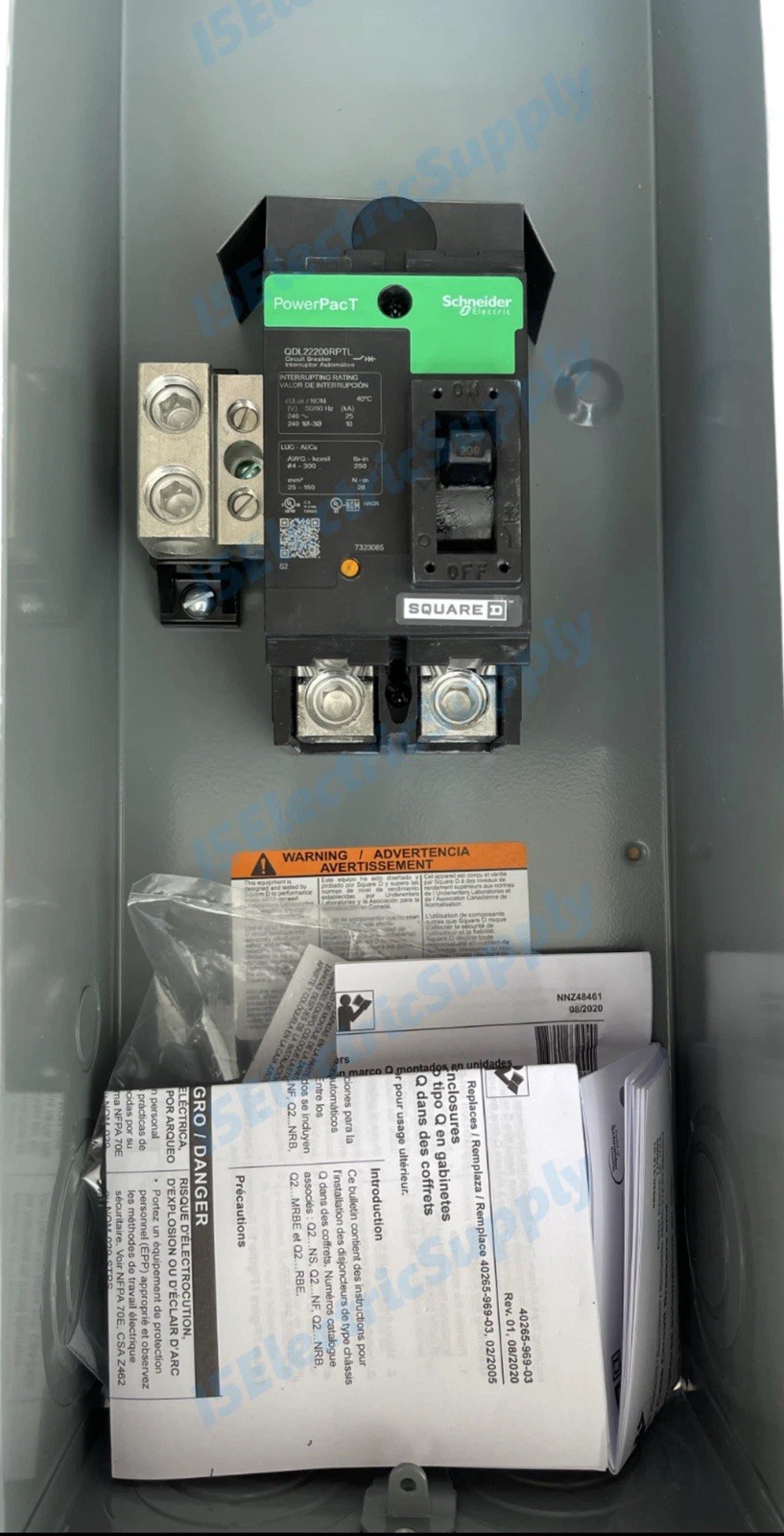 400 / 320 Amp Meter Base / Socket Bundled w/ 2 200A Main Breakers / Discounnects