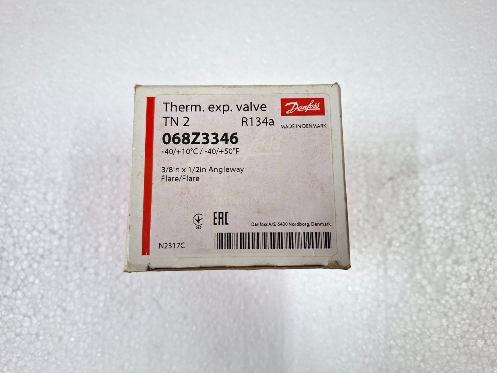 Danfoss Thermal Expansion Valve TN2 068Z3346