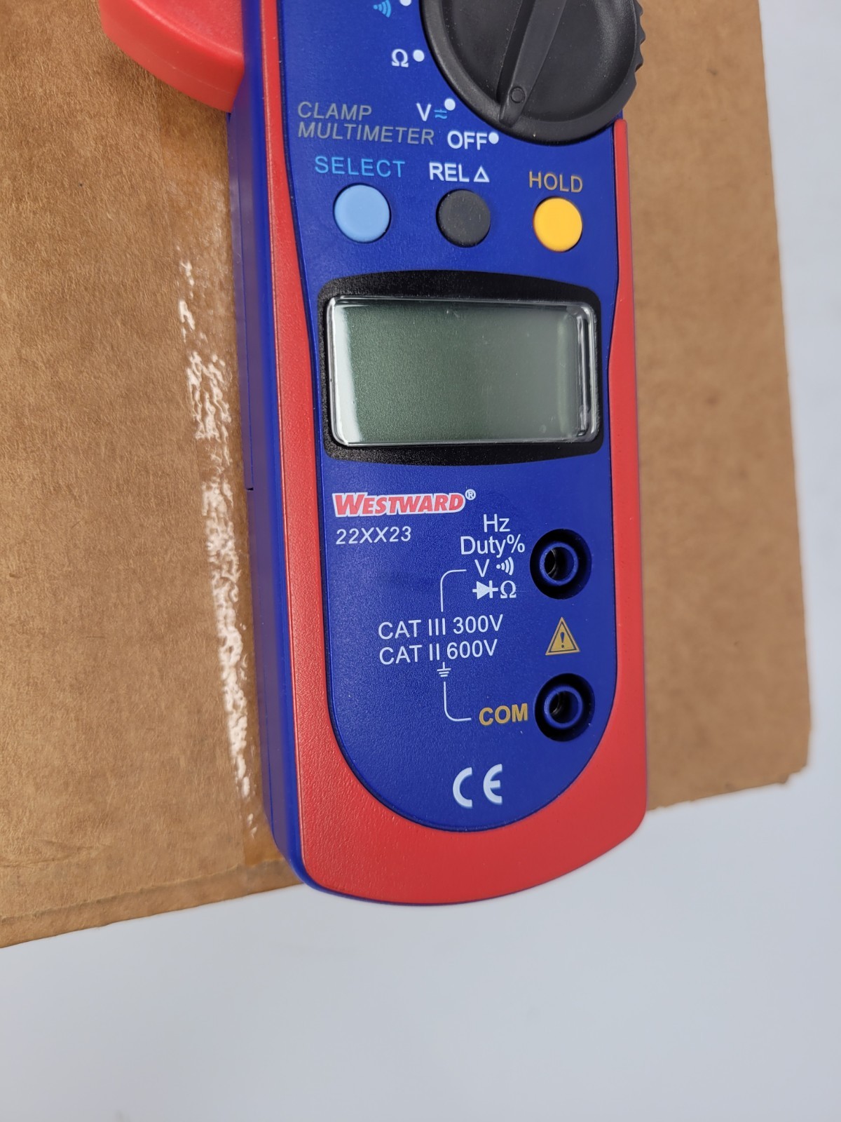 WESTWARD Meter 22xx23 : CAT II 600V/CAT III 300V, Avg, 400 A Max DC Current