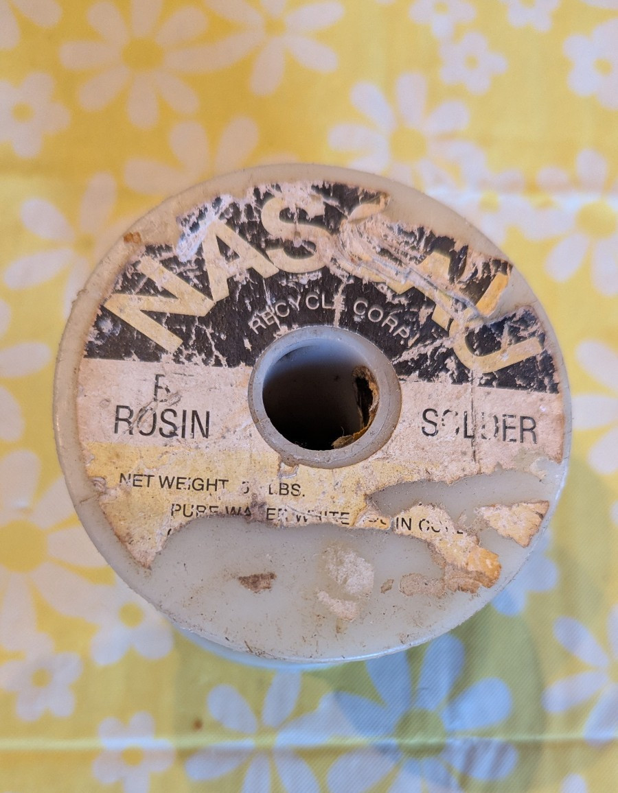 Nassau B Rosin Pure Water White Rosin Core Solder, 2.5 Pounds
