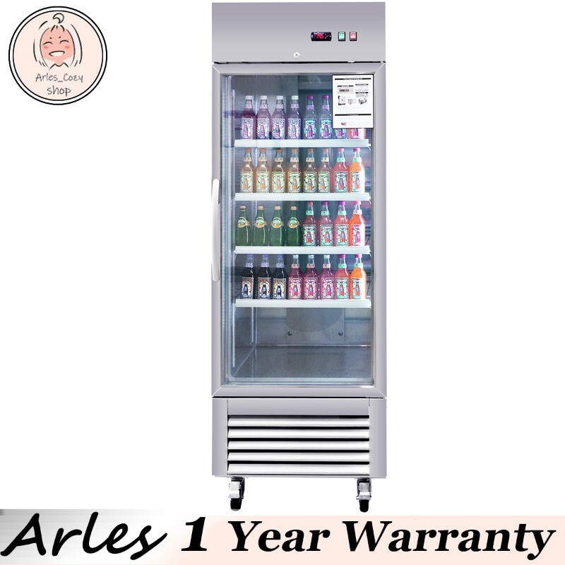 18.7 Cu.ft Commercial Reach-in Refirgerator Stainless Steel Cooling Merchandiser