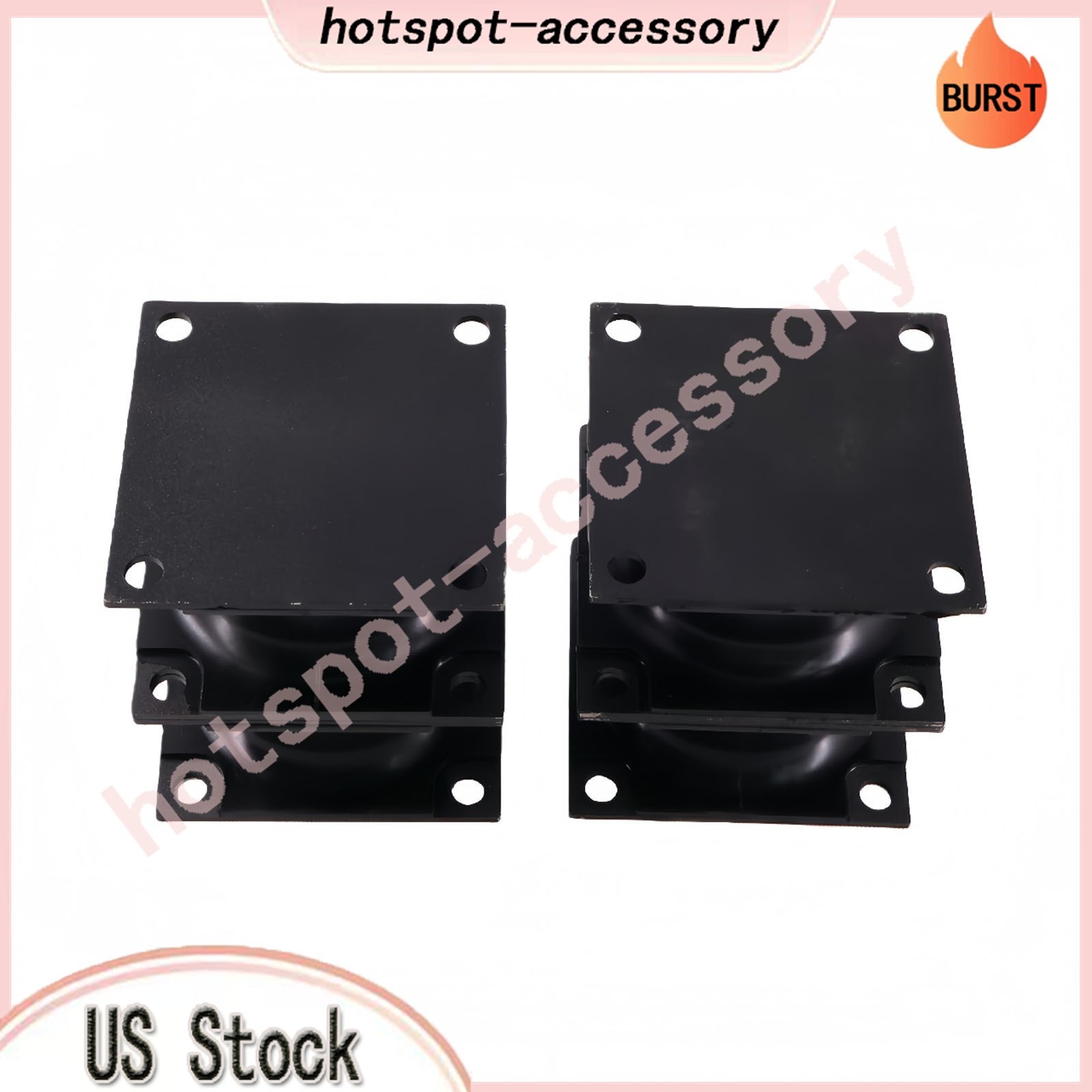 4PCS Vibratory Plate Compactor Rubber Isolator Shock Mount Fits For Doosan