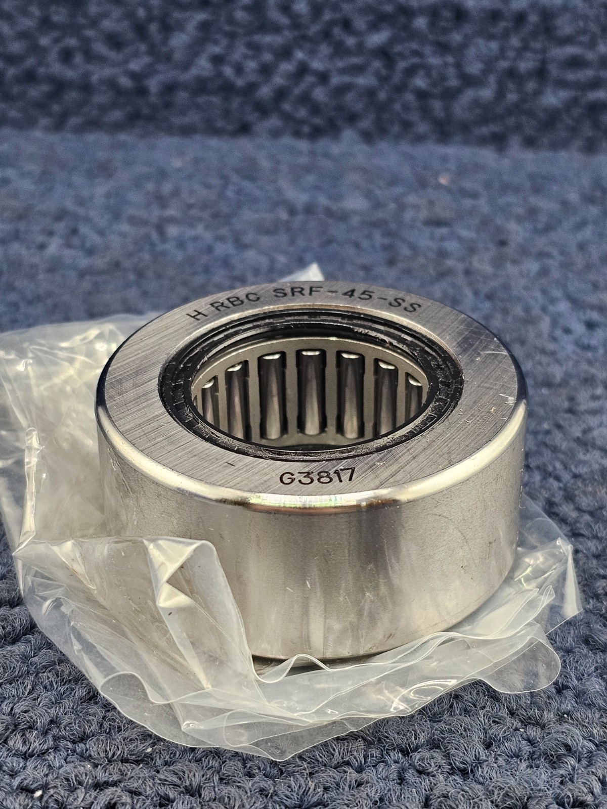 RBC Bearings SRF45SS: Caged Needle Roller Bearing 1.25″ Bore Dia, 2.25″ OD