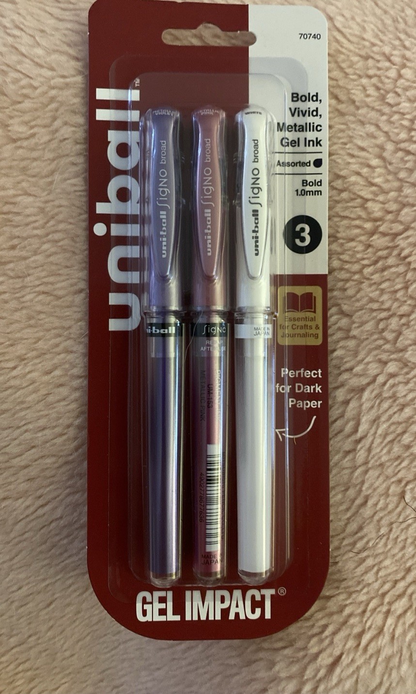 Uniball Signo Gel Impact Pens, Bold Point (1.0Mm), Office Product