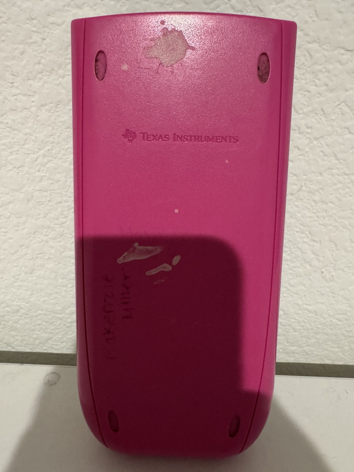 TI-84 Plus C Silver Edition (Pink)– Color Graphing Calculator (Tested & Working)