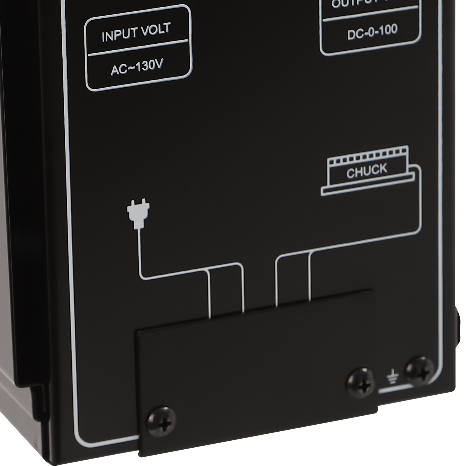 Electro Magnetic Chuck Controller 10A DC 0-100V Adjustable with LED Display 110V