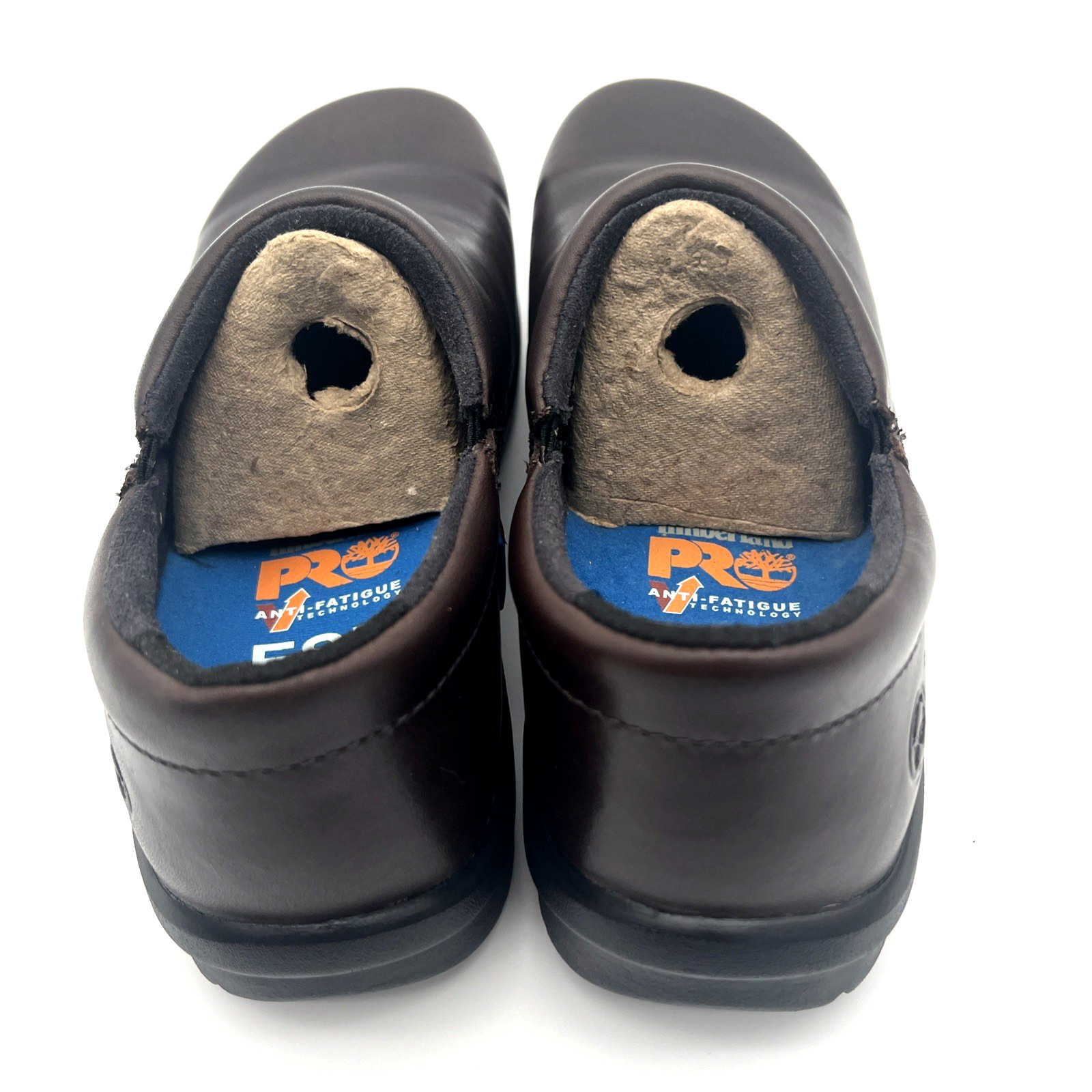 Timberland Pro Women’s Newbury Casual Alloy Toe Brown Work Shoes Size 8W