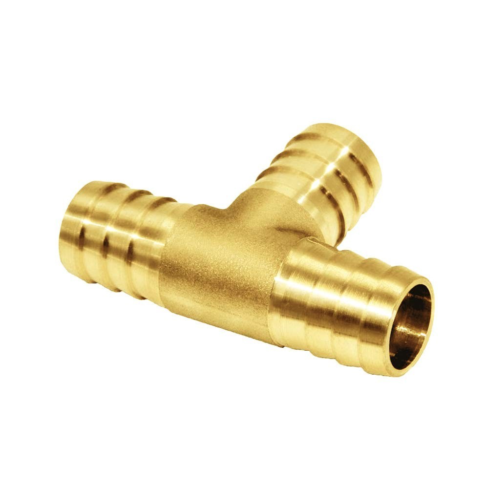 Precise 5/8″ Brass 3-Way Tee Fittings – Leak-Proof, High-Temp Resistant Design