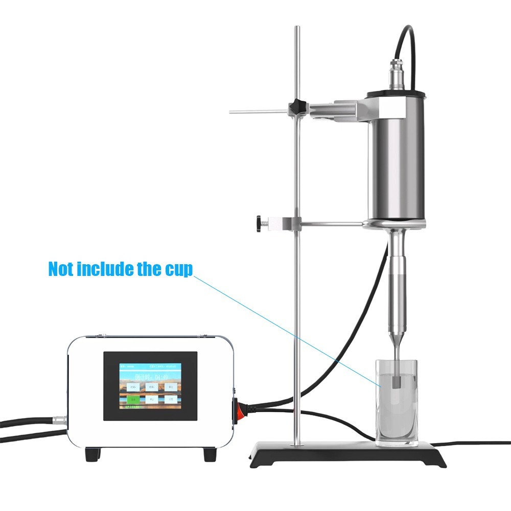 20KHZ Ultrasonic Cell Crusher Liquid Homogenizer Emulsification Disperser 1000ml