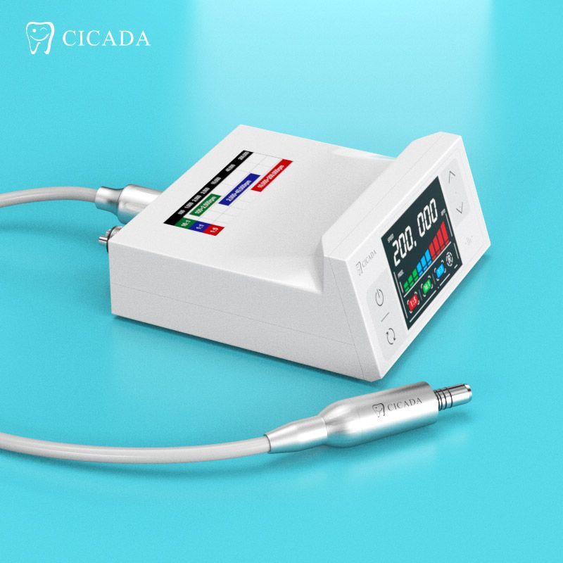 E-type CICADA LCD Dental Electric Motor + 1:1 Handpiece LOW SPEED Contra Angle