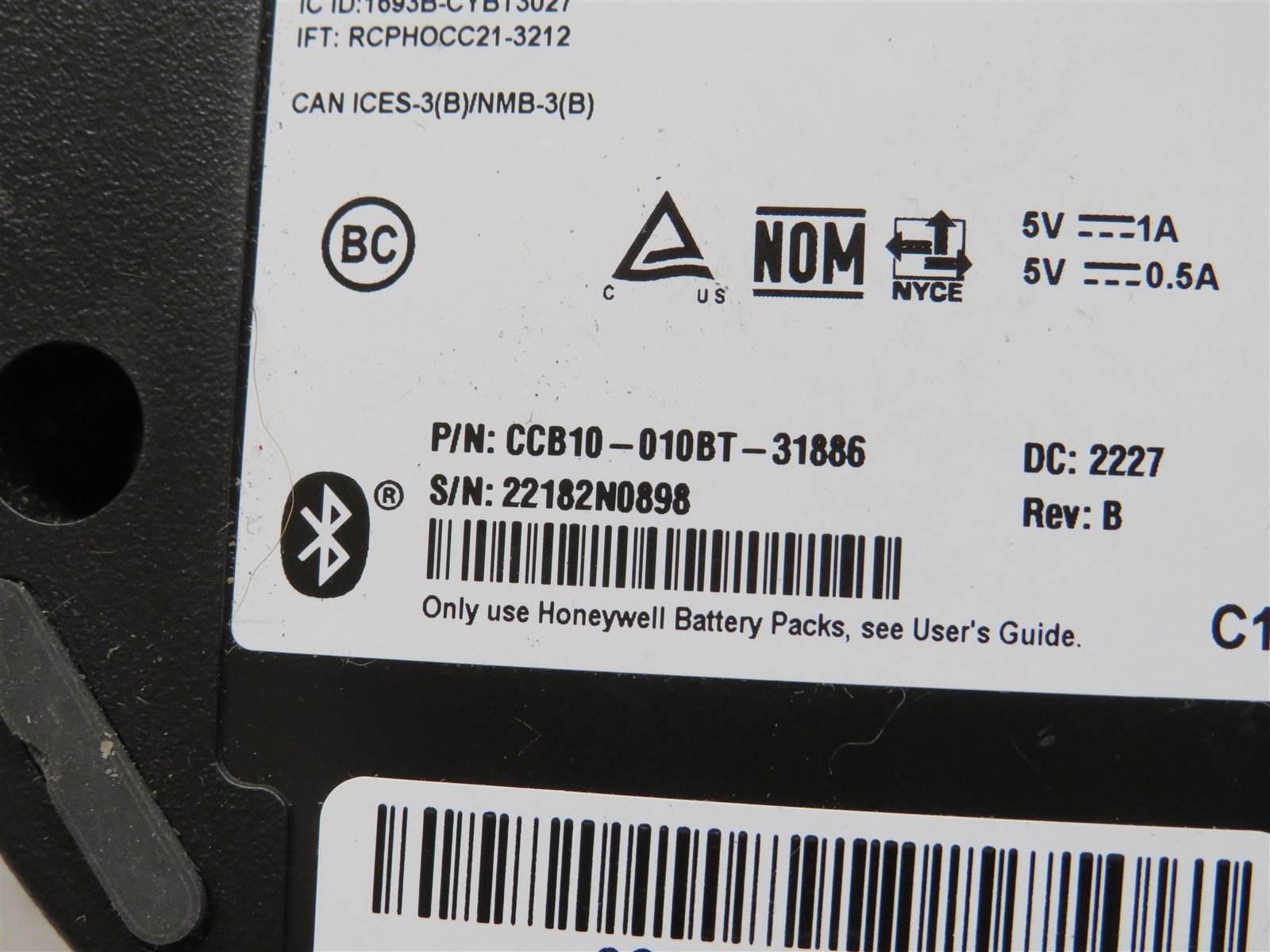 Lot of 6 Honeywell Xenon XP 1952G-BF CCB10-010BT Bluetooth Charging Bases