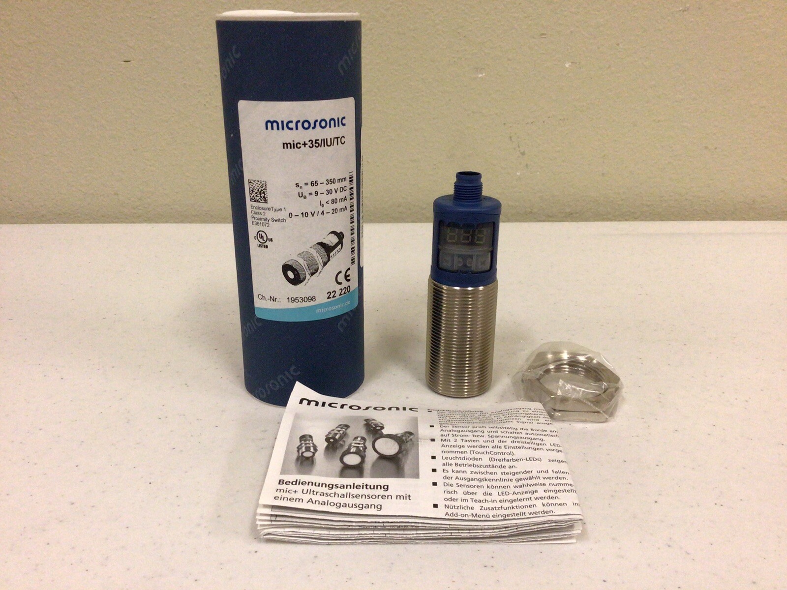 MICROSONIC MIC+35/IU/TC 1437950 9-30VDC NSMP