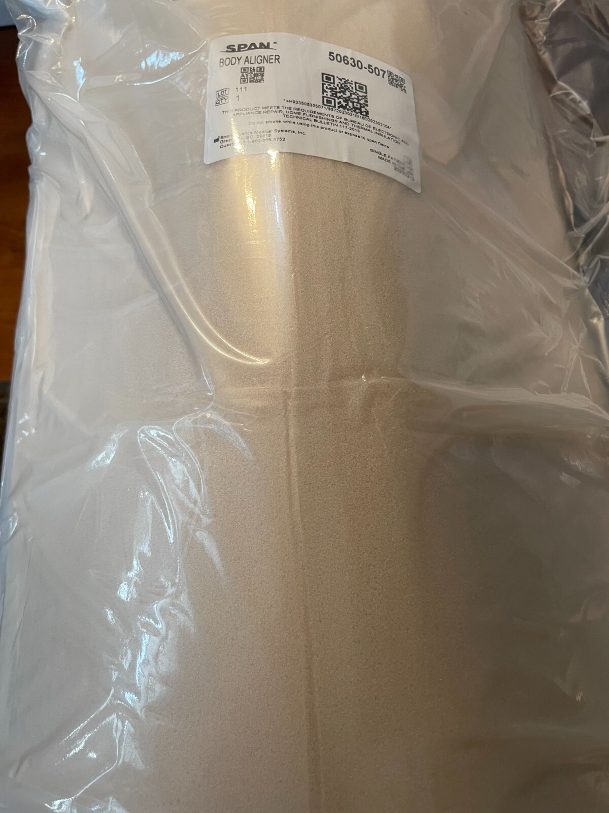 Span Aids America Body Aligner 45 Degree Body Wedge pillow – Model 50630-507