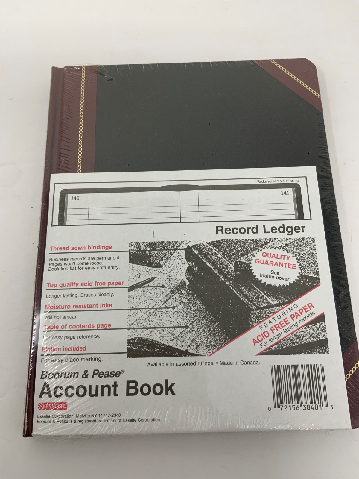 Boorum and Pease 38-150-R Record Ledger Account Book 9 5/8 x 7 5/8 NEW SEALED