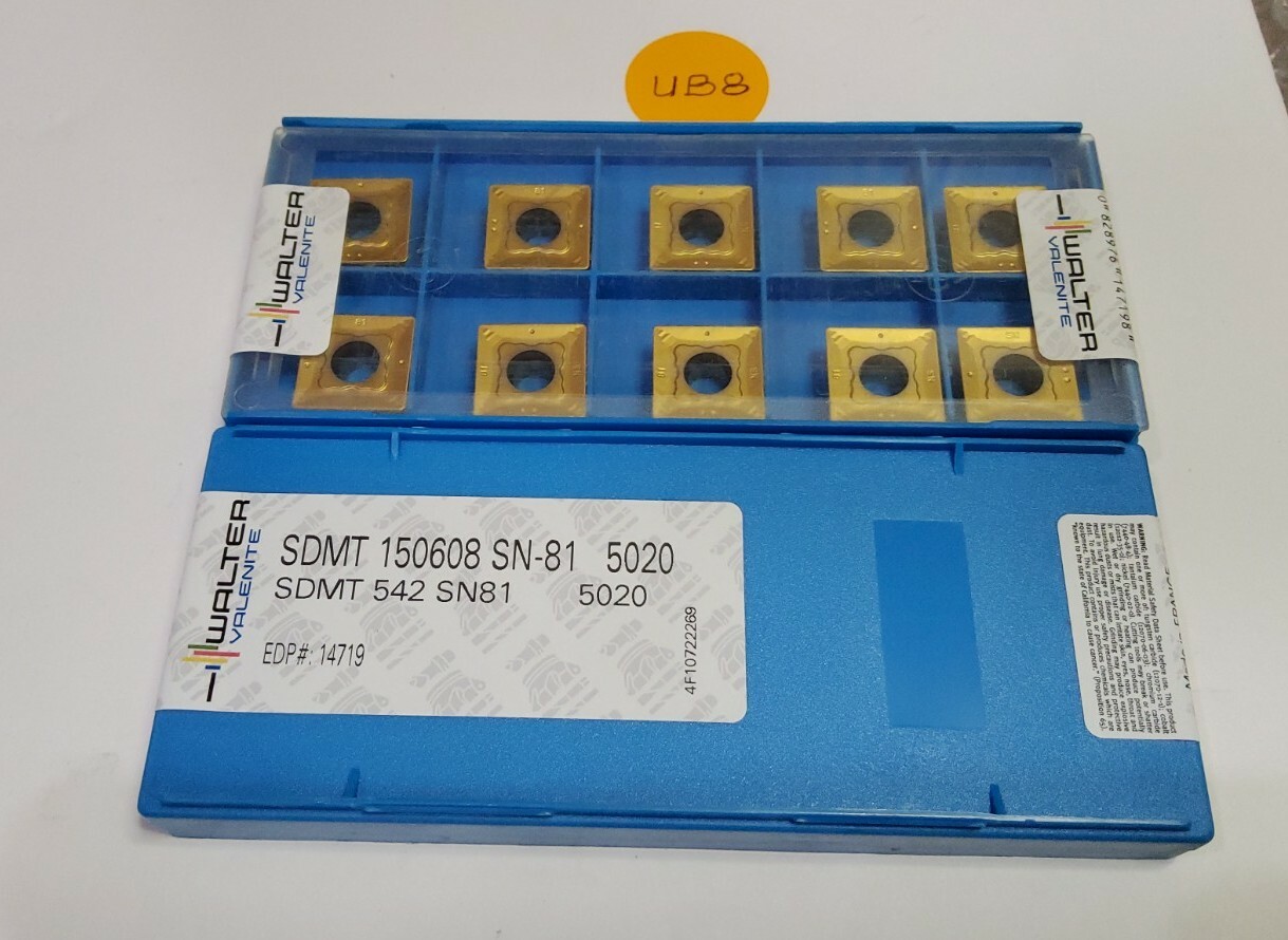 WALTER SDMT 150608 SN-81 5020 CARBIDE INSERTS, 10 PCS