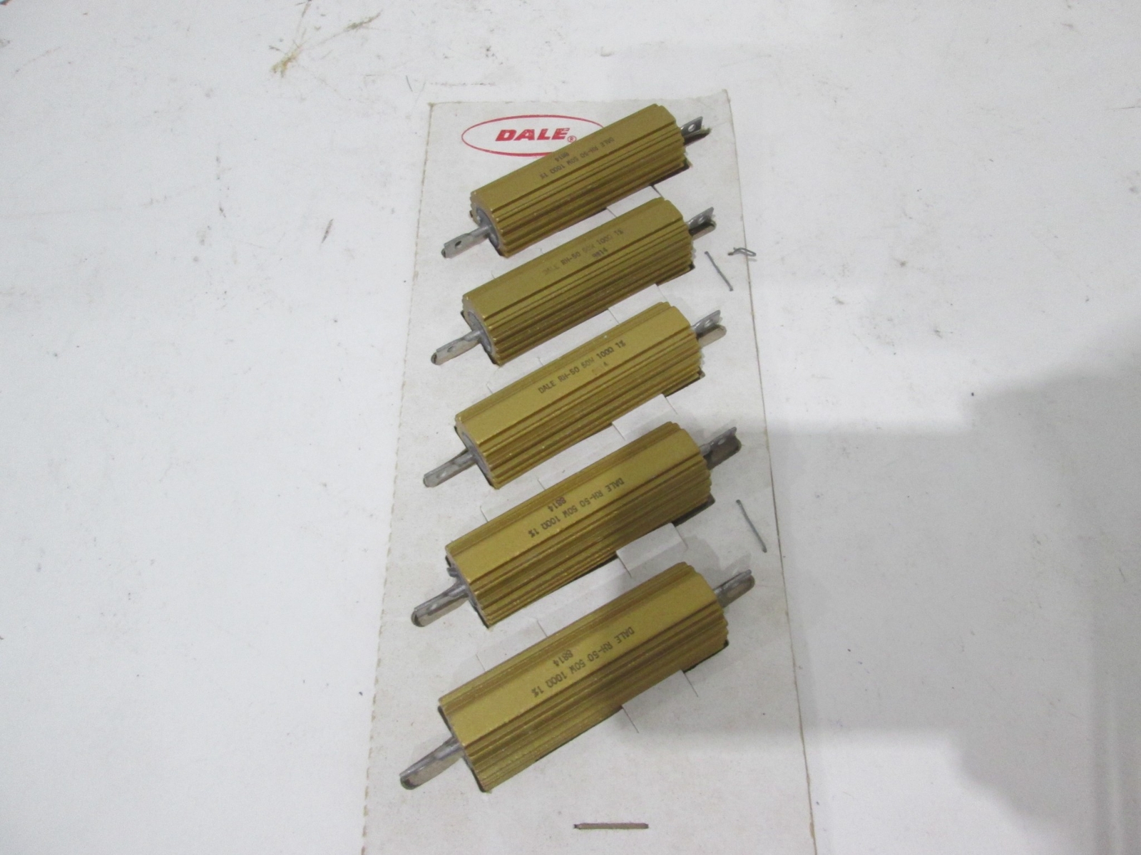 Dale, RH-50, 50W, 1% Resistor, New, Lot of 5