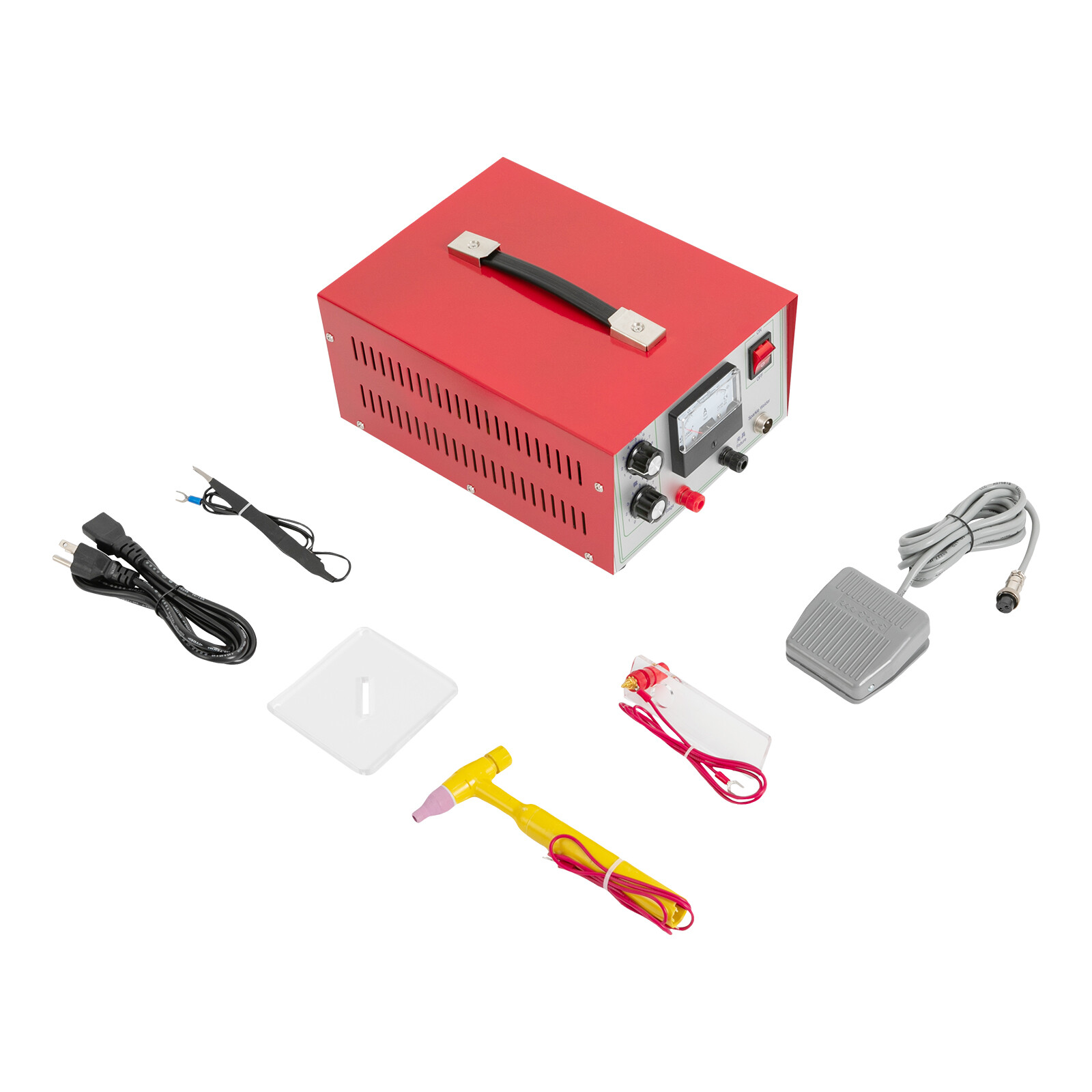 50A Countertop Jewelry Welding Machine Jewellery Spot Welder 500W 0.5-1.2mm