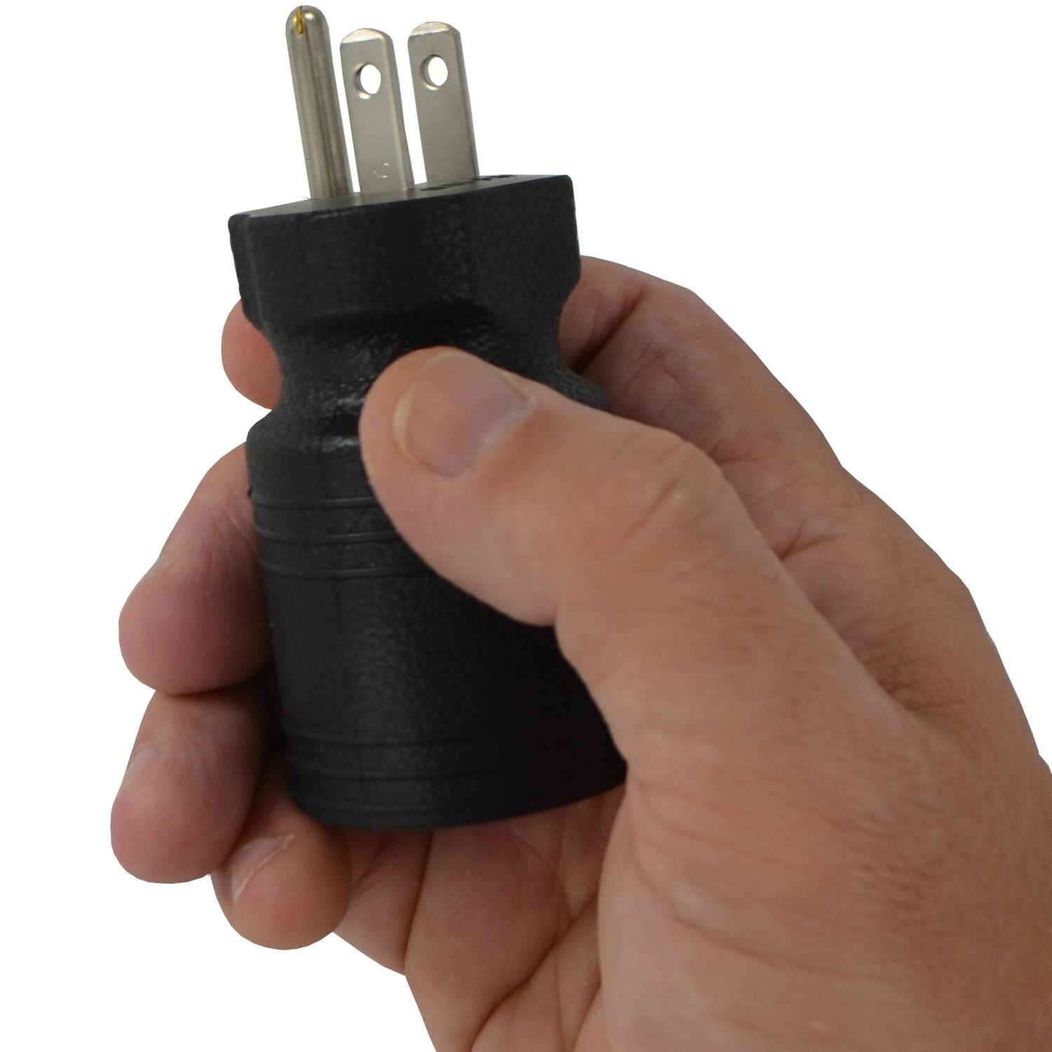 Conntek 30111-BK Plug Adapter NEMA 5-15P to L5-15R